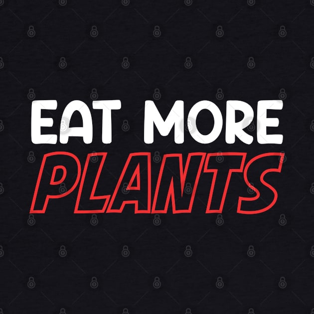 Eat more plants funny yoga by Donebe